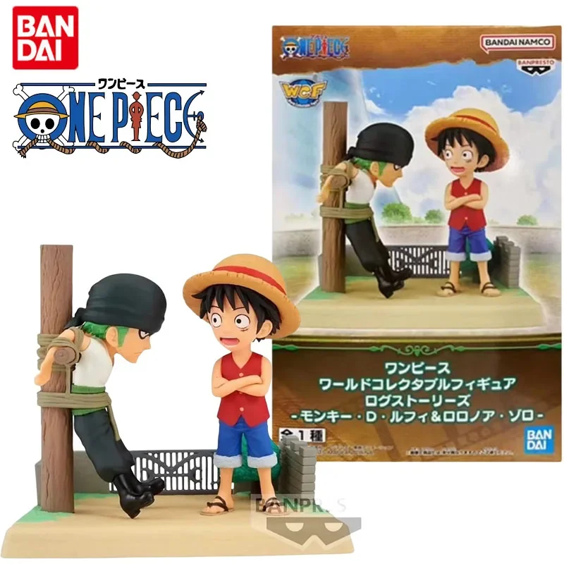 Фигурка Bandai из аниме ONE PIECE WCF Luffy Zoro, фигурка героя, игрушки для мальчиков и девочек, рождественский подарок, Коллекционная модель