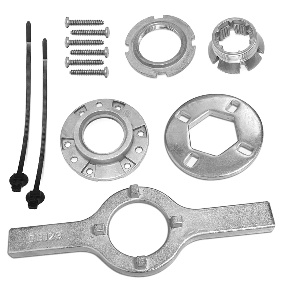 W10324651 Hub Replacement with TB123A Washer Spanner Wrench Replaces TB123A TB123B ERTB123A AP6832671 AP4503397