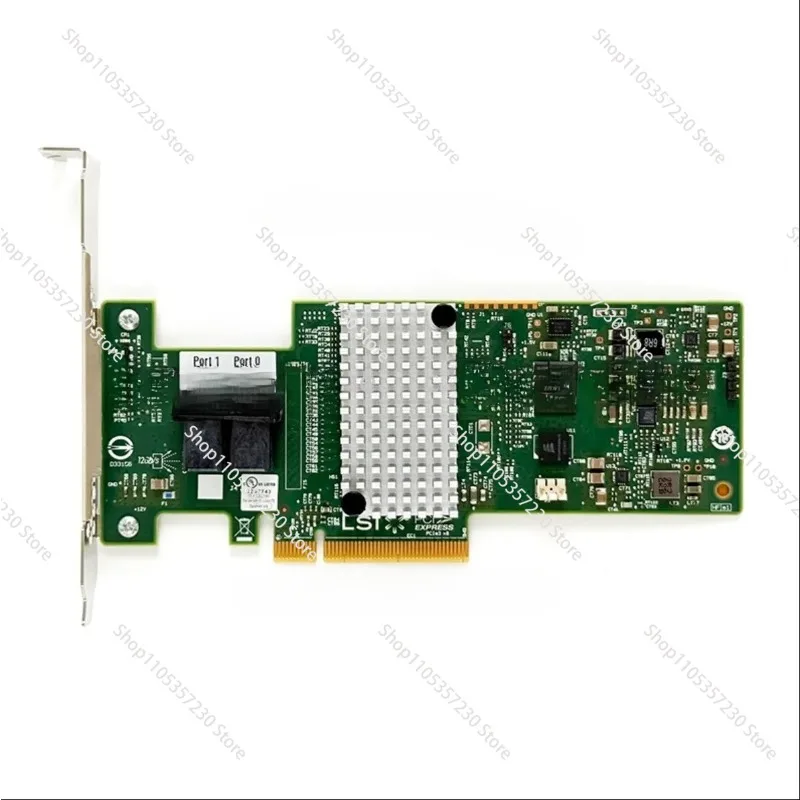 

LSI 9340-8i 12Gbps SAS3008 M1215 PCIe x8 = 9300-8I SAS HBA P16 IT Mode ZFS TrueNAS UNRAID * 2 SFF-8643 to 4 Sata Cable