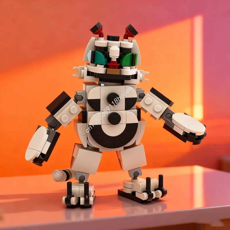 

181pcs MOC FNaF Secret The Mimic Tiger Rock Gamesed Model Building Blocks Construction Christmas Gifts DIY Idea Brick Toy Kids