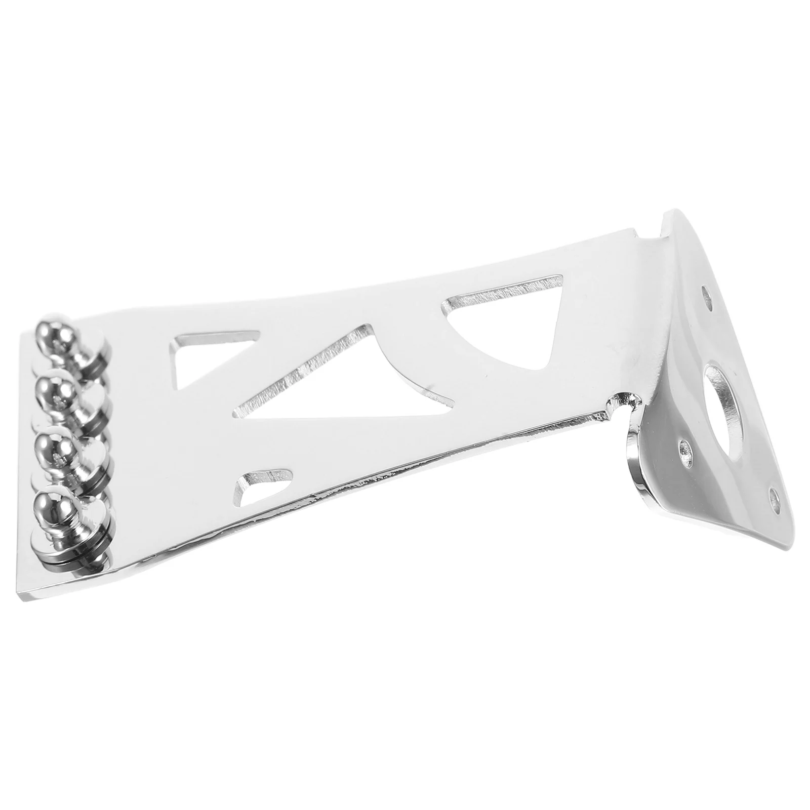 

Four-string Pull-out Board Tailpiece Guitar Banjo Chrome Jazz Accessories Metal Plate Parts Hollow