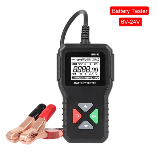 Imagen 2 del producto Probador de capacidad de batería Micro200Pro, probador de batería de coche de 12v, accesorios de coche para garaje, taller, herramientas automáticas mecánicas