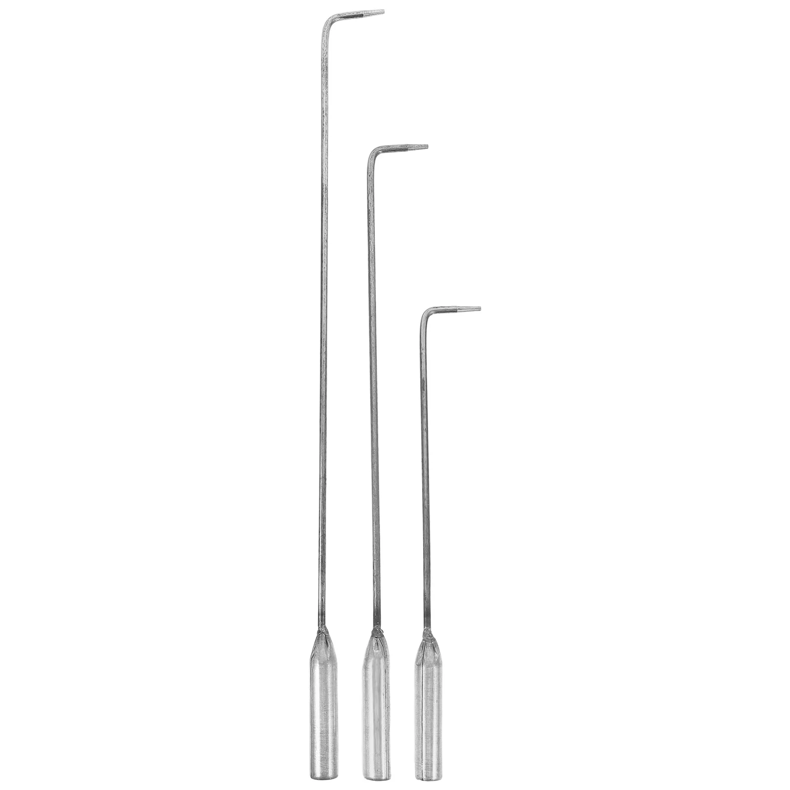 

3pcs Heavy Duty Metal Set Long-Lasting Garage Storage Bbq Firewood Roll-Up Door Utility Hooks Outdoor Camping Grilling