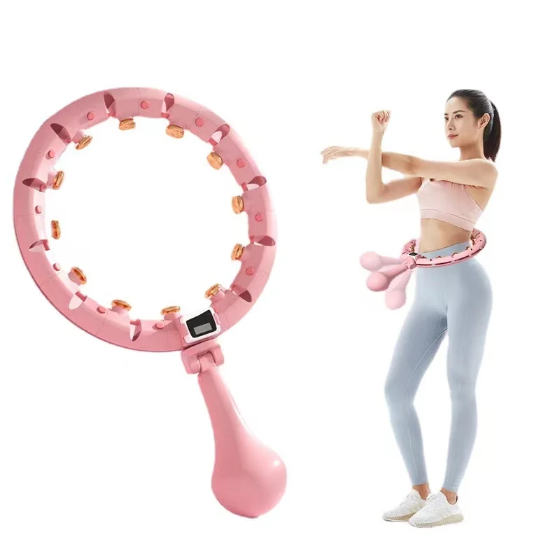 

New Smart Counting Sports Hoops Magnet Massage Removable Not Fall Sports Circle Thin Waist Lose Weight Fitness Equipment Adults