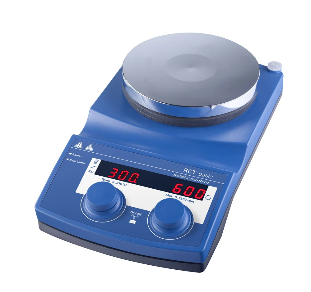 

Heated Magnetic Stirrer RCT basic basic main unit set with temperature probe laboratory