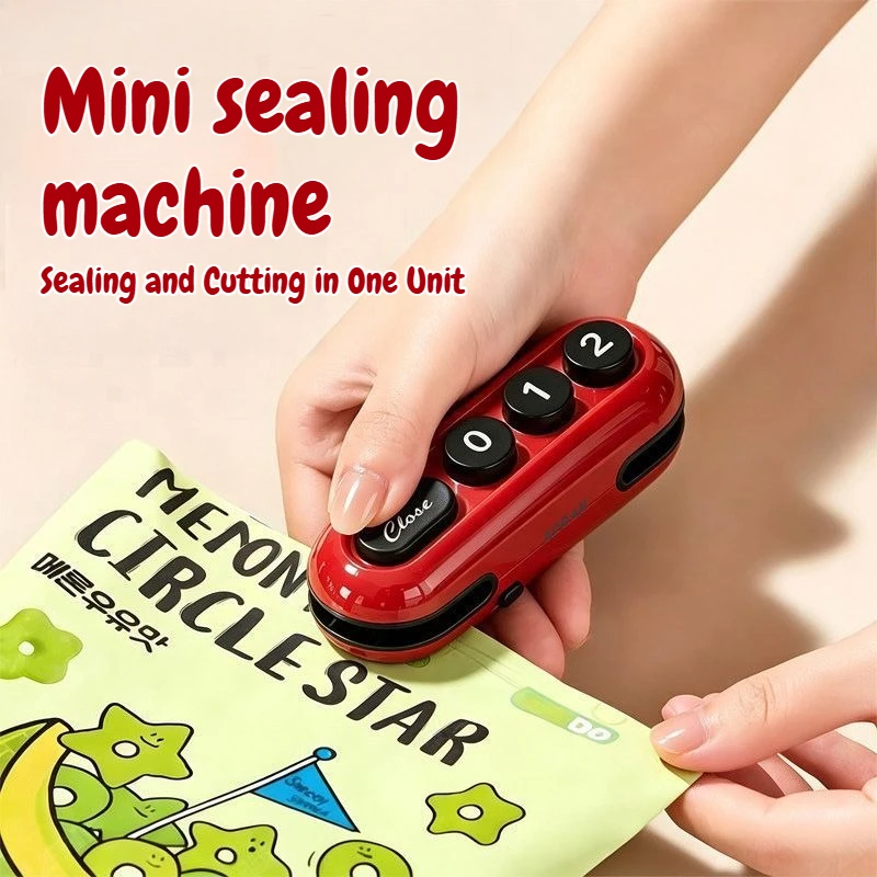 Mini sealing machine Household charging Magnetic sealing machine Convenient snack machine Upgrade
