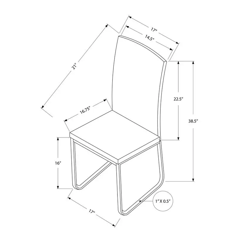 Set 2 Kursi Makan Berlapis Kain Kontemporer - Tampilan Kulit Abu-abu, Alas Logam Krom untuk Dapur dan Ruang Makan