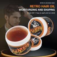 Hair Wax Pomade Long-Lasting For Men Fluffy Hair Pomade Wax Keep Hair Oil Edge Control Barbershop Tools