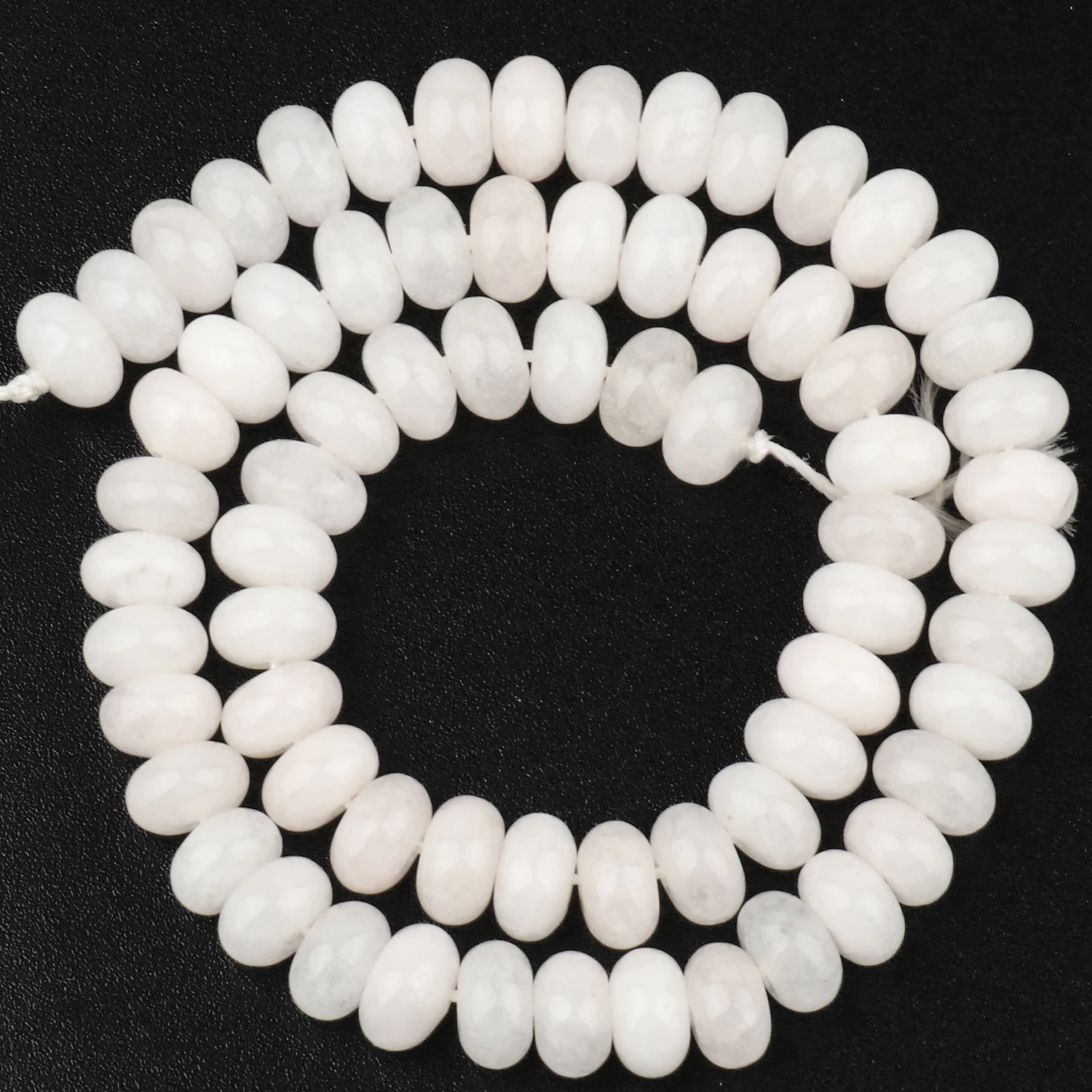 Natursteine Rondelle Spacer Perlen 5x8mm Gelb Grün Jade Flache Runde Perlen für Armbänder Perlen Schmuckherstellung Zubehör