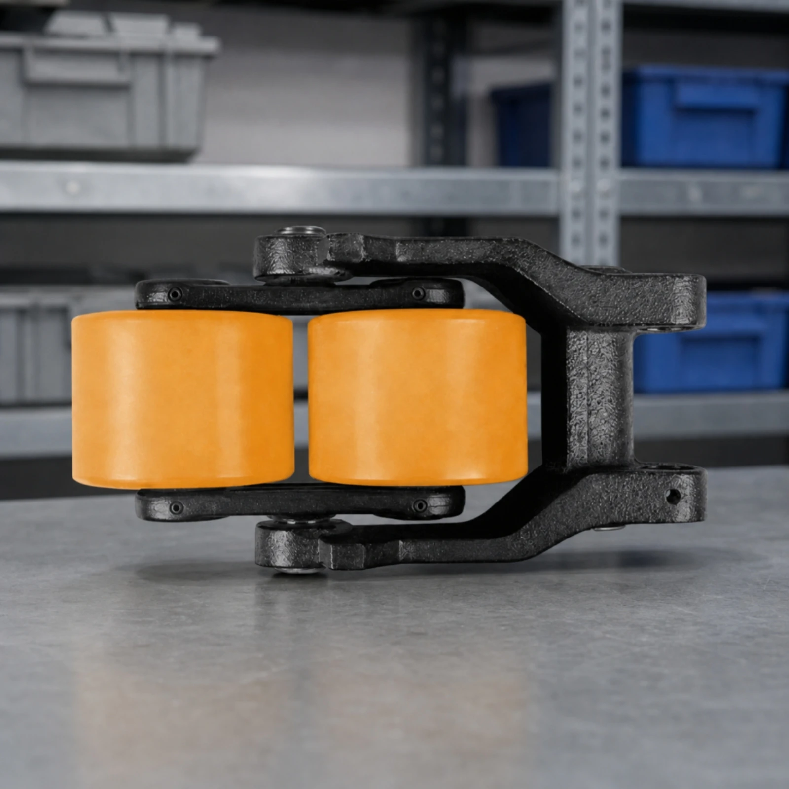 Pallet Truck Wheel Bracket Long-Lasting Wheel Bracket with Mounting Ears Rigid Long-Lasting for Maintenance Technicians