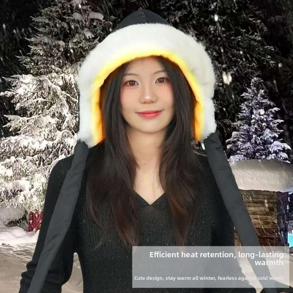 الكورية نمط سدادات حماية الأذن قبعة يندبروف سميكة الشتاء قبعة تدفئة مريحة القبعات أفخم البلوز القبعات الخريف والشتاء