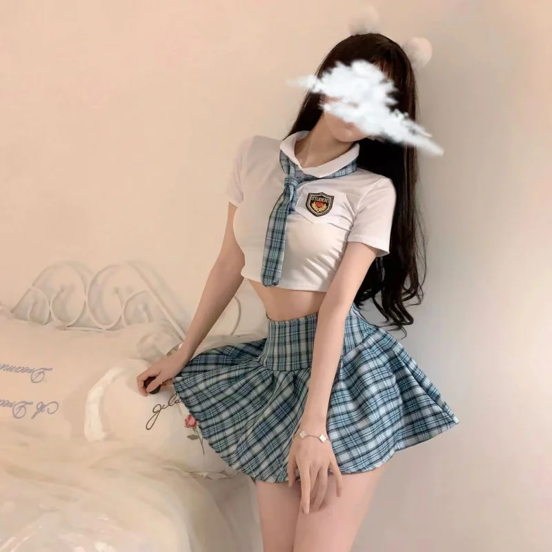 Sexy Lingerie Sexy JK Uniform Temptation Japanese Students Wear Free Role Play Sailor Suit Suit Pure Desire Coquettish