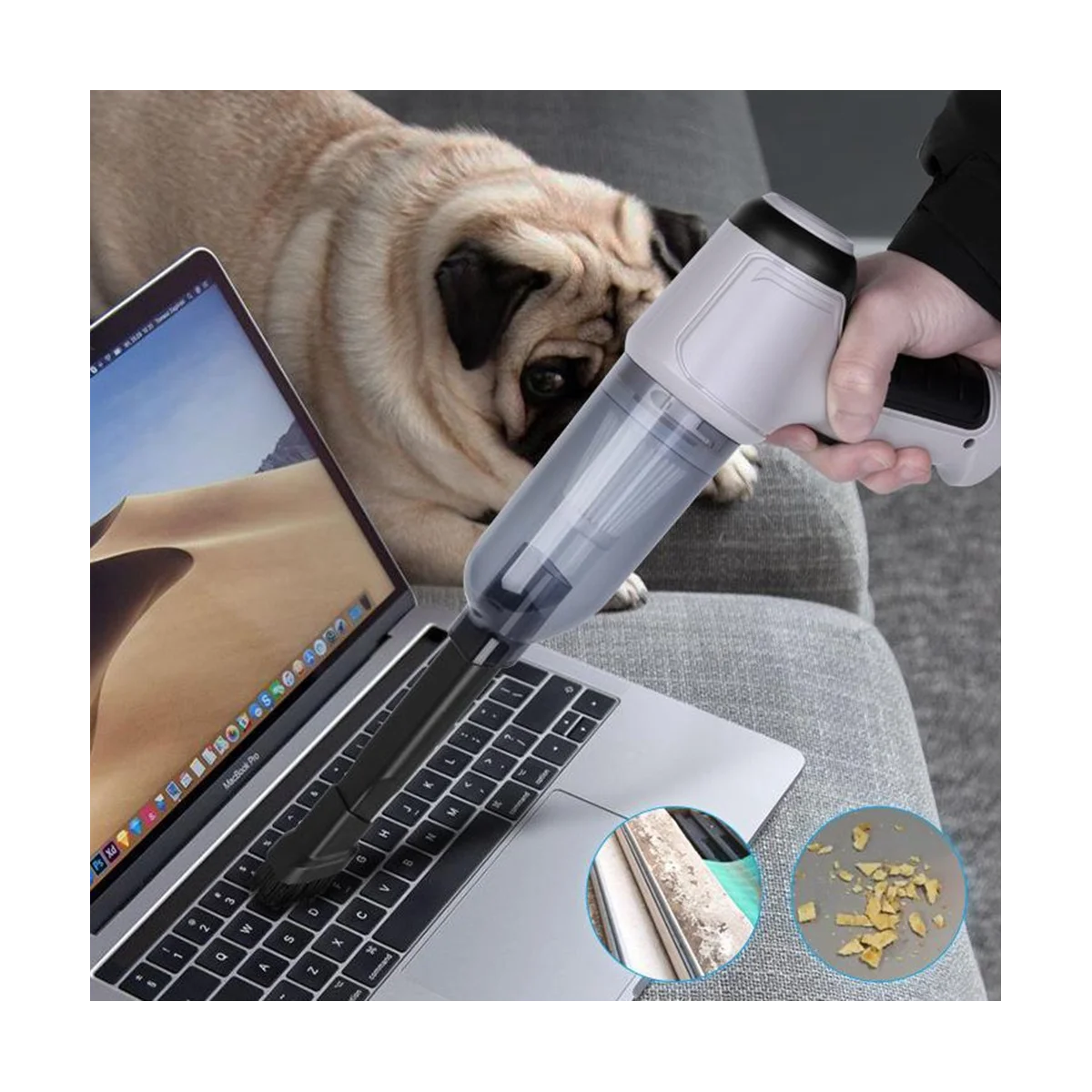 Aspirapolvere portatile aspirapolvere portatile senza fili con aspirazione 9000Pa Dust Buster