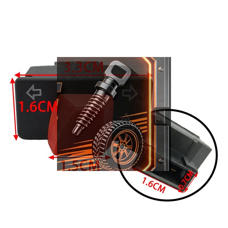 User-friendly GY6 Switch Button for 50cc 125cc Scooters with Quick Installation