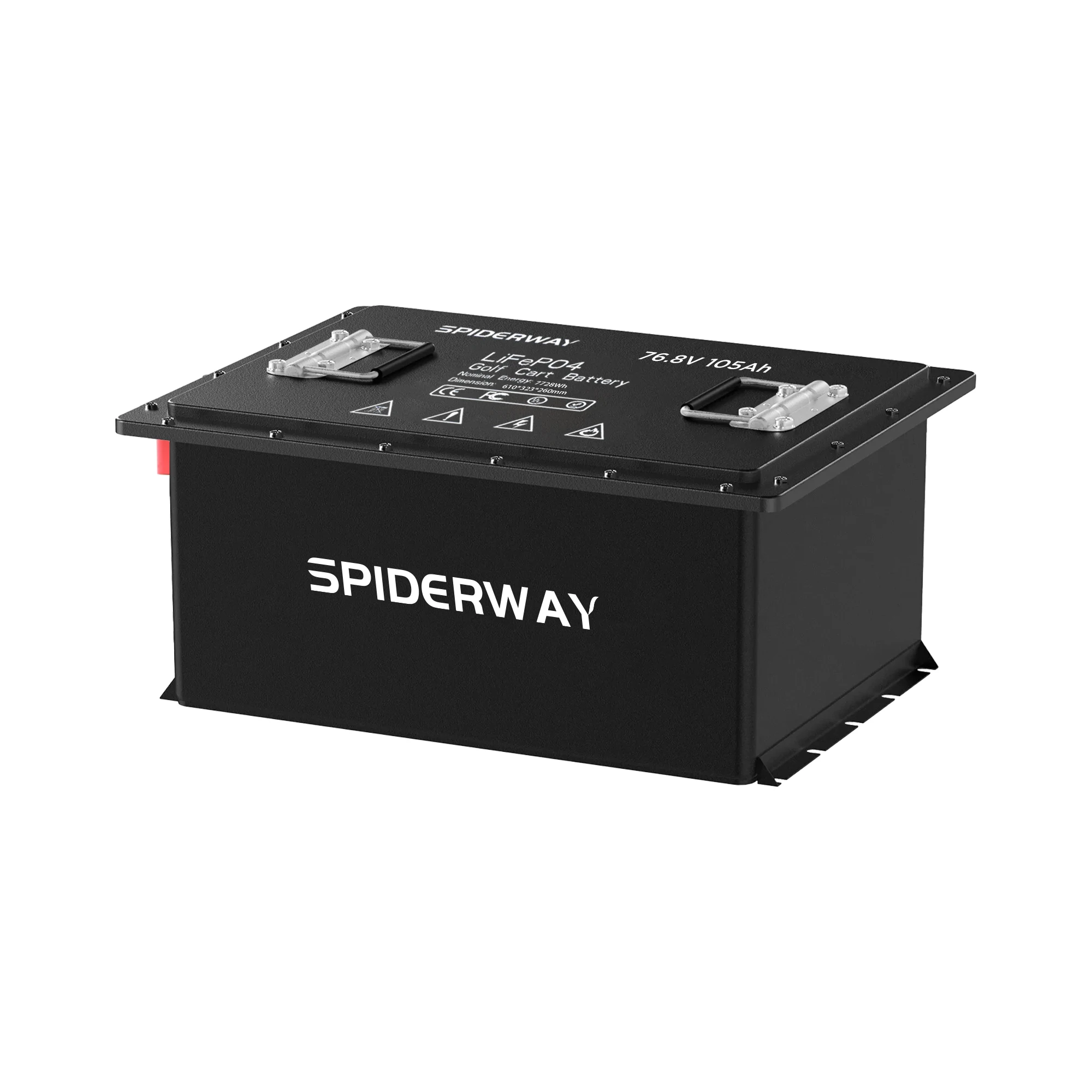 

72 В 105 Ач литиевая батарея для гольф-кара LiFePO4 с зарядным устройством 25 А для Moke America LSV