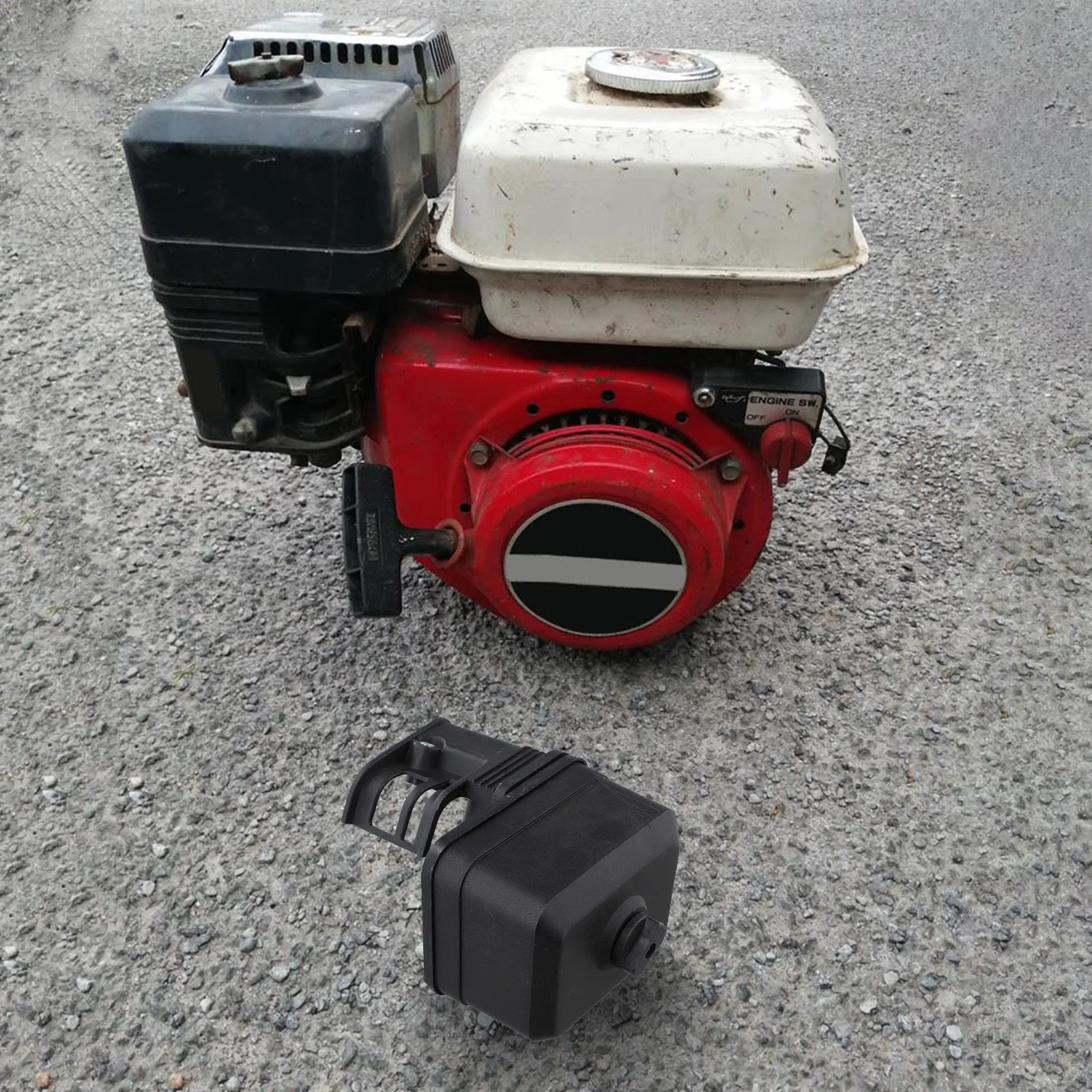 

Корпус воздушного фильтра GX140/5 5HP в сборе подходит для двигателя GX200 Прочная пластиковая и металлическая конструкция для надежности