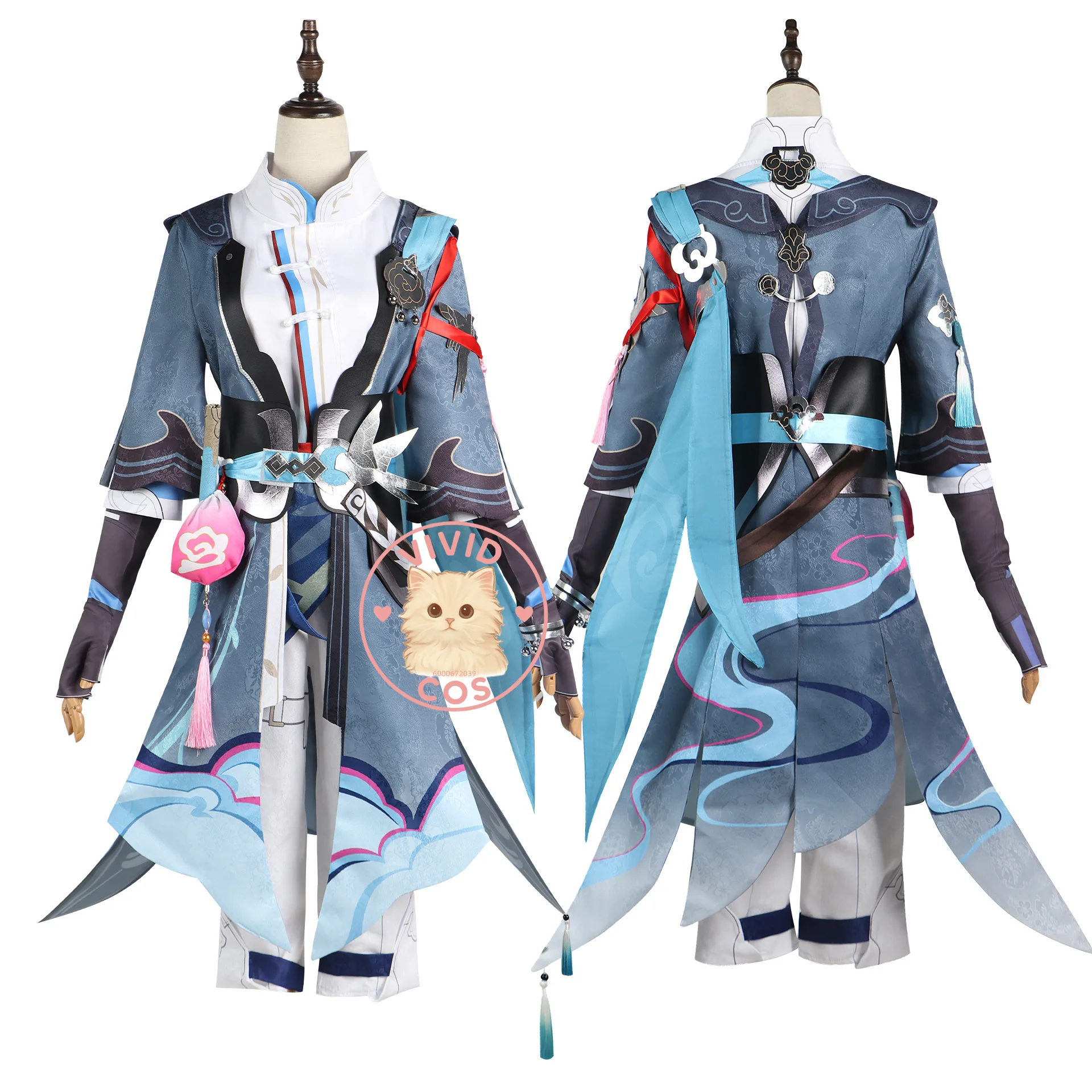 لعبة هونكاي: ستار ريل كوسبلاي أنيمي يانتشينغ زي كوميك كون للحفلات لعب الأدوار ملابس ساخنة زي موحد للرجال والنساء مجموعة أحذية شعر مستعار