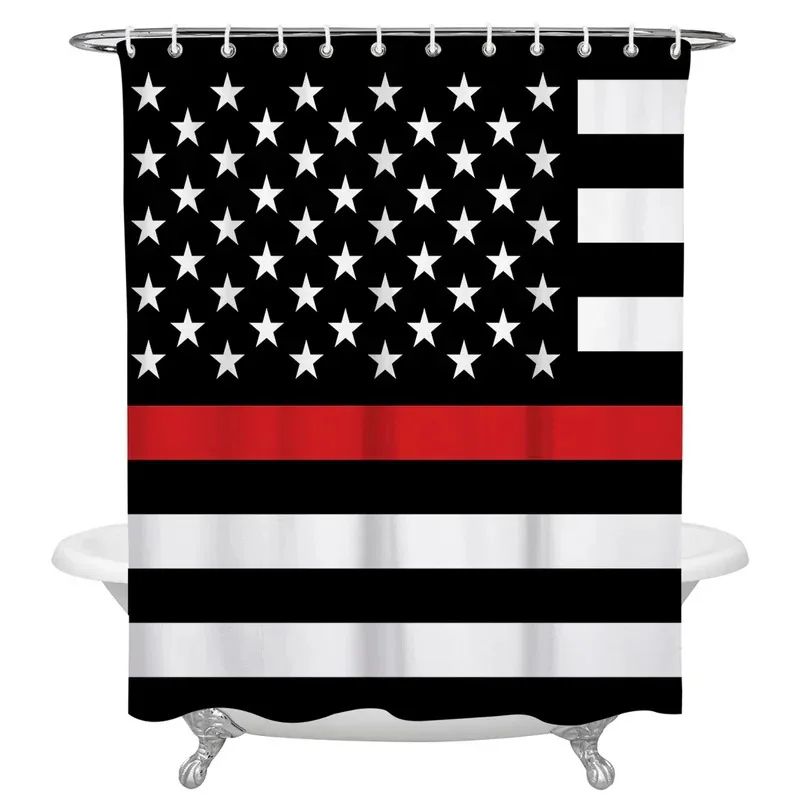 

JHB23United StatesUnited KingdomPuerto RicoFlagShowerCurtainWaterproofPolyesterFabricBathroomShowerCurtainBathtubDecorationAc9Kj