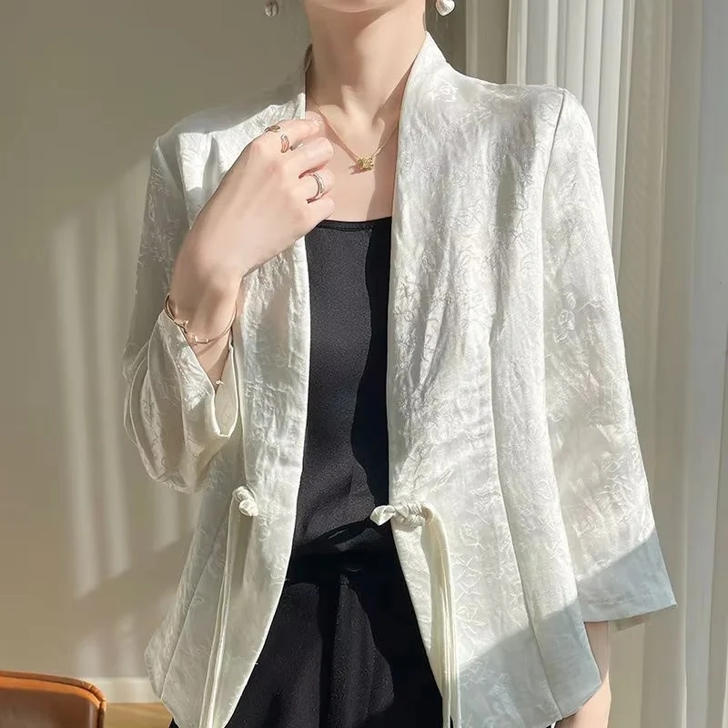 Neue Frühling Sommer Mode hochwertige Temperament kurze Ärmel Blazer Frauen Jacken koreanische lässige kurze Damen Büro Blazer