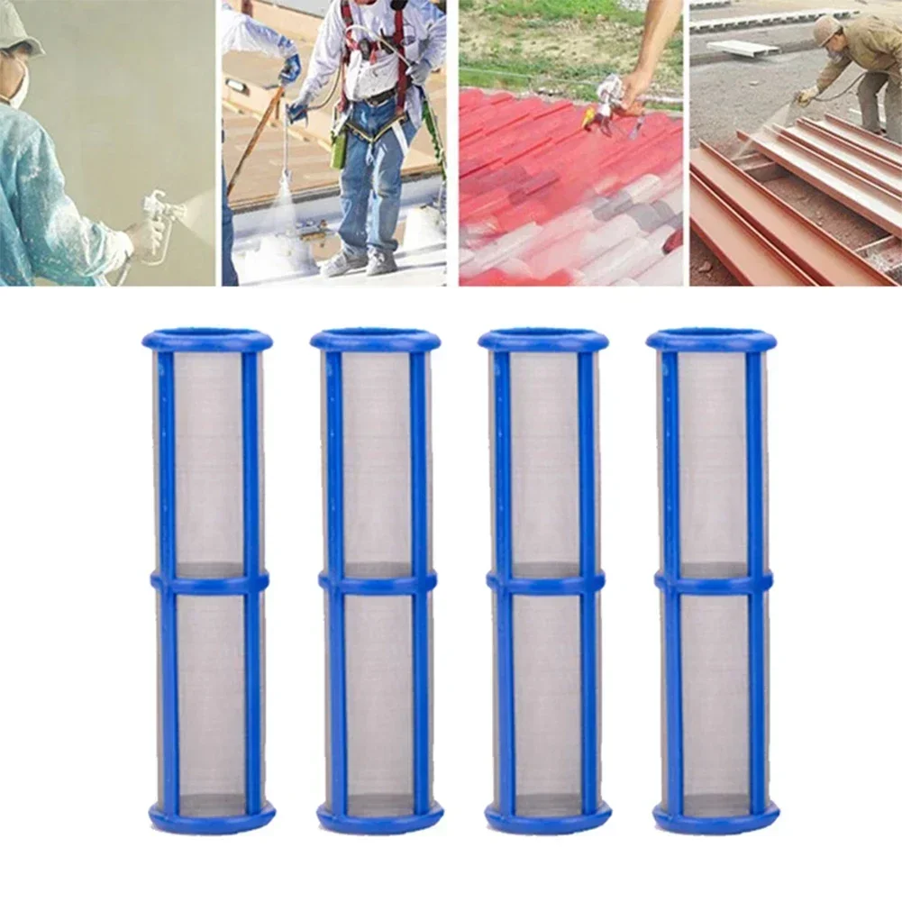 4pcs 100 Mesh Airless Electric Paint Sprayer Spray Pump Filter For G 390 395 495 595 For Latex Enamels Coating Power Tool