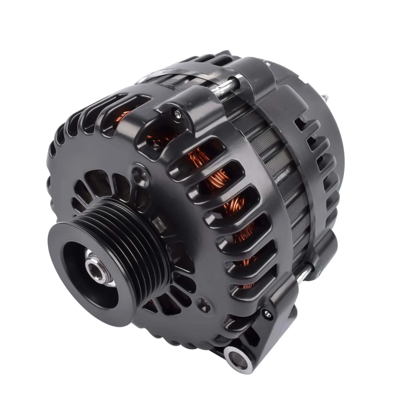 AP02 LS Truck 220A AD244 Black Alternator for Silverado Sierra 4.8 5.3 6.0L 1999-2006