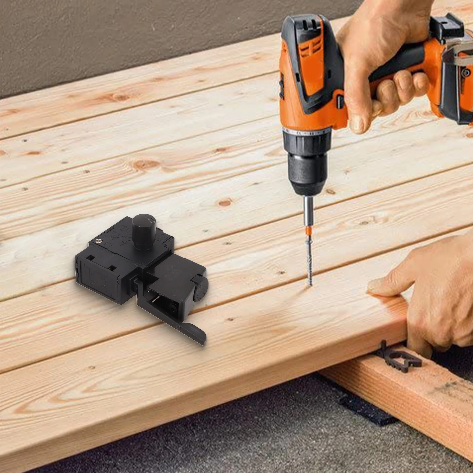 Color Black Power Tool Trigger Brand New Unused Built-in Speed Control Easy To Assemble High-quality Materials