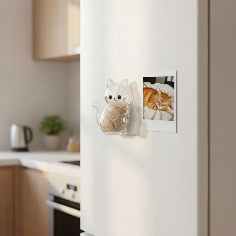 Sealed Transparent Cat Hair Storage Capsule DIY Pet Fur Keepsake Refrigerator Safe Mini Memorial Souvenir for Pet Collection Lo