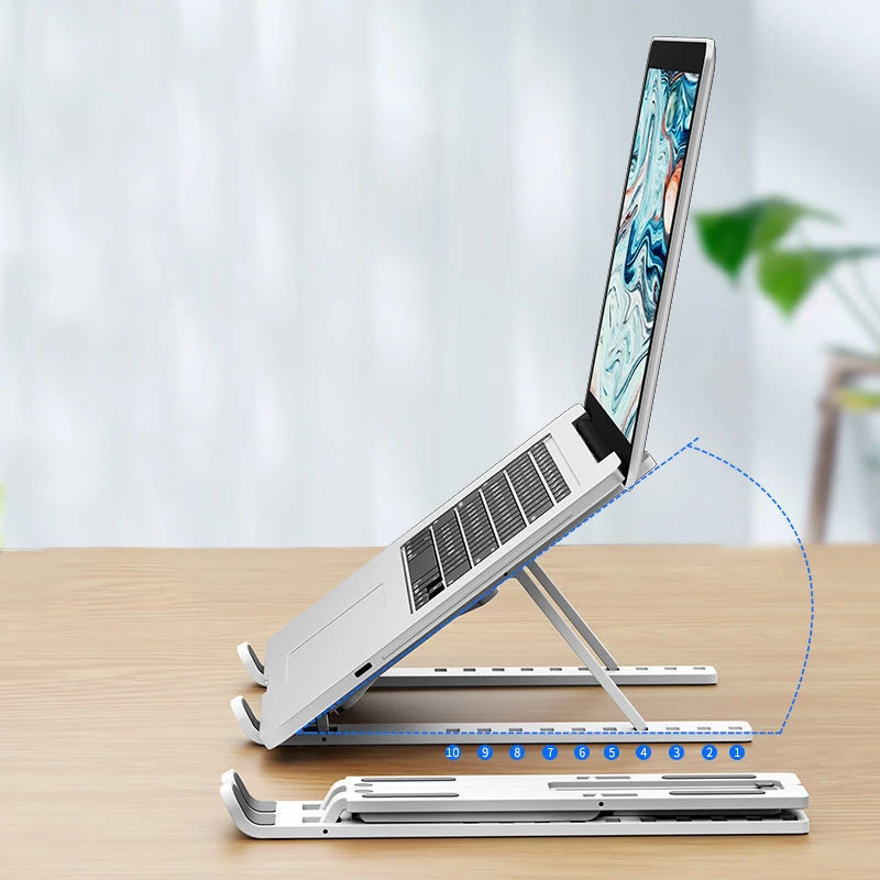 Portable Laptop Stand Adjustable Notebook Stand For Macbook Pro Aluminium Foldable Laptop Holder Base Vertical Notebook Support