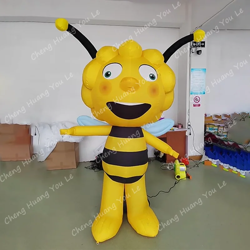 Sweet inflatable honey flying bee man air model hardworking cartoon bee bread sweet shop advertising natural insect animal