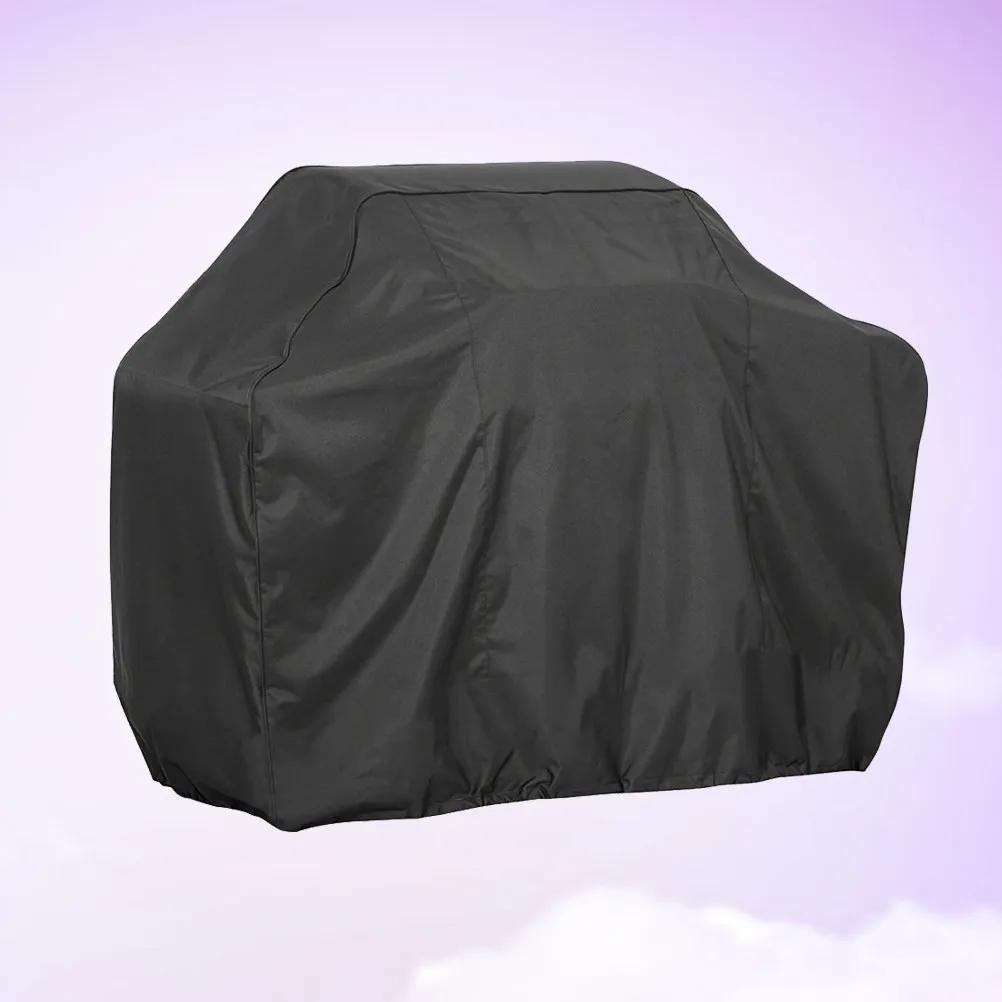 Waterproof Bbq Barbecue Grill Cover Large Square 210D Oxford Cloth Heavy Duty Protective Cover for Outdoor Rectangular Gas