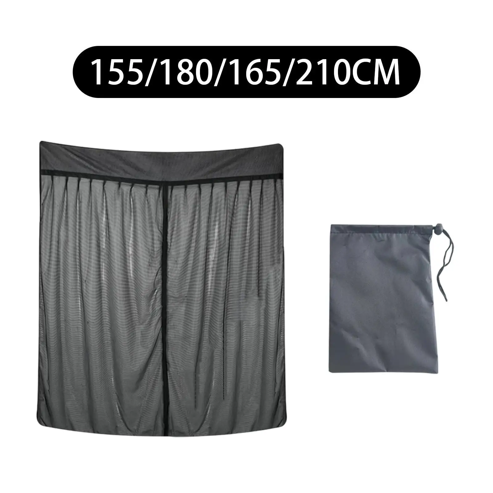 Van Side Door Screen Protective Cover Versatile Easy Installation Sliding Door Mesh for Outdoor Sports BBQ Fishing Camping RV