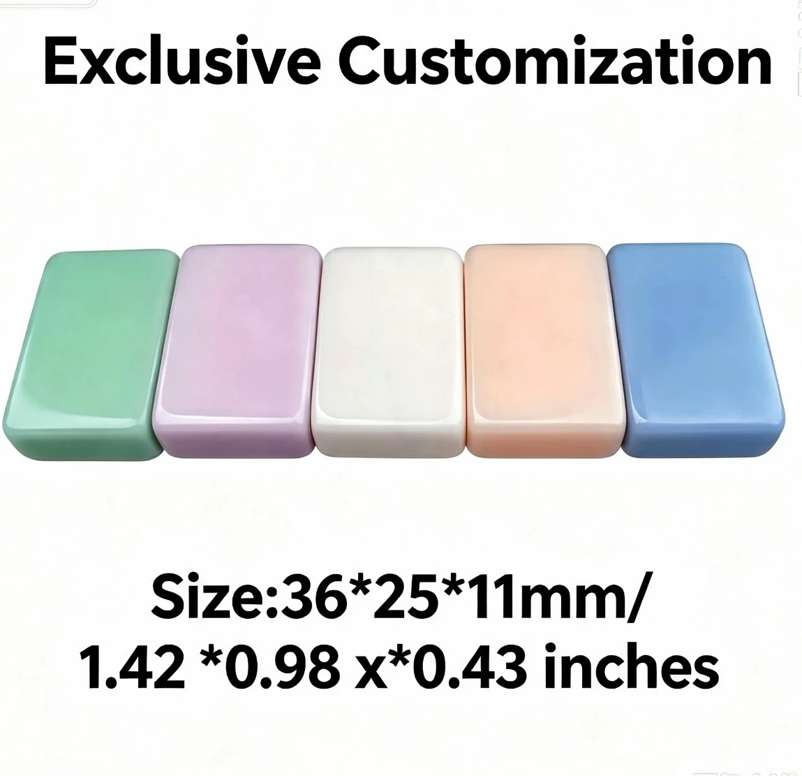 Factory Exclusive Custom American Mahjong Set 160Pcs Acrylic Tiles Hand-Painted Mix Match Colors Mahjong Game Tiles Board Game