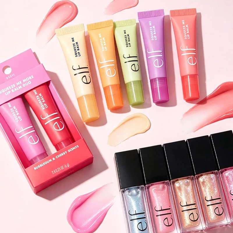 Nouvel ensemble de gloss à lèvres Elf, mangue-pastèque, menthe-chocolat, baume à lèvres hydratant longue durée, revitalisant pour les lèvres, rouge à lèvres, maquillage, cosmétiques