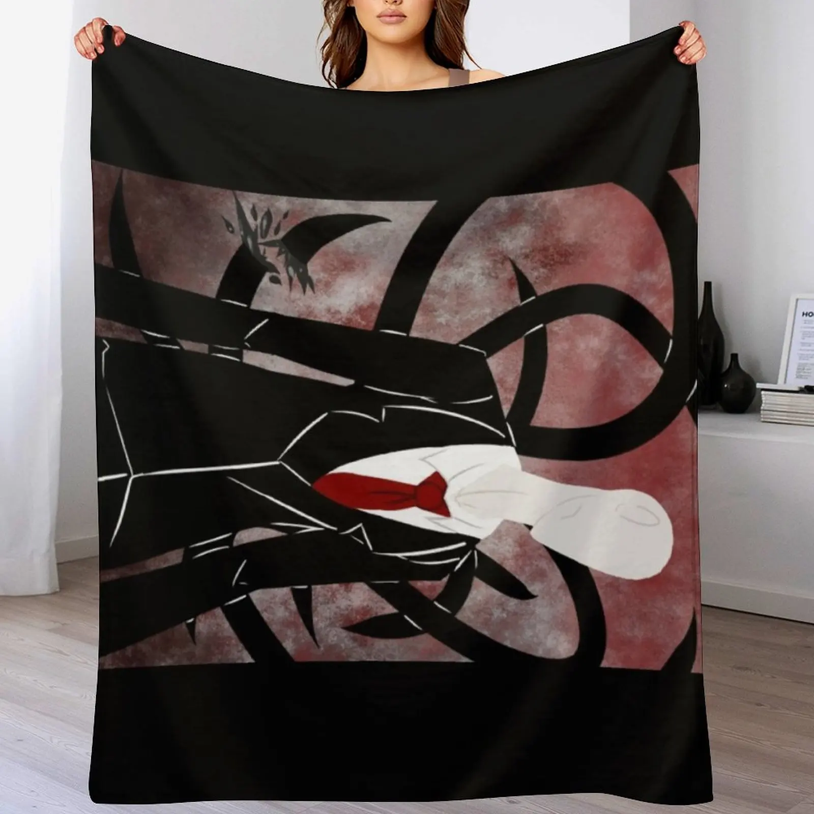 

The Slenderman Throw Blanket All Weather Soft Throw Blanket for Sofa