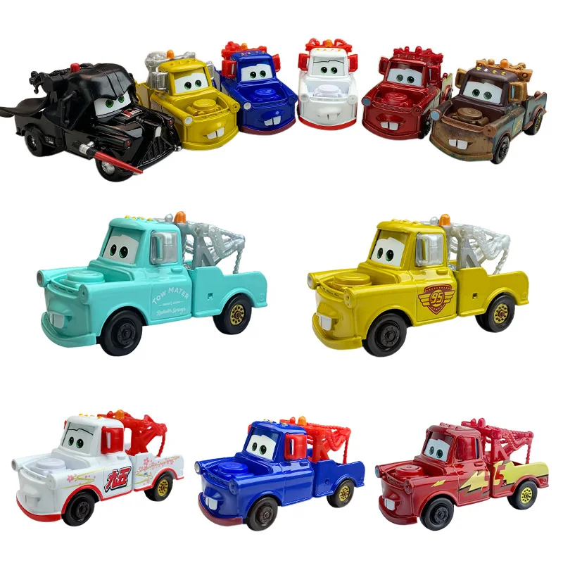 Disney Cars Metal Mater series Pixar Car 2 3 Lightning McQueen Mini racing tow camion model cup Diecast Alloy Child boy Toy Gift