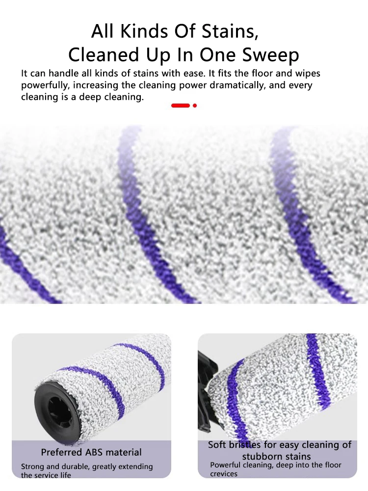 جهاز آلي لتنظيف الأرضيات مكنسة كهربائية فرشاة رئيسية مجموعة مرشح Hepa الملحقات المنزلية NARWAL S1 YJSC001 قطع الغيار