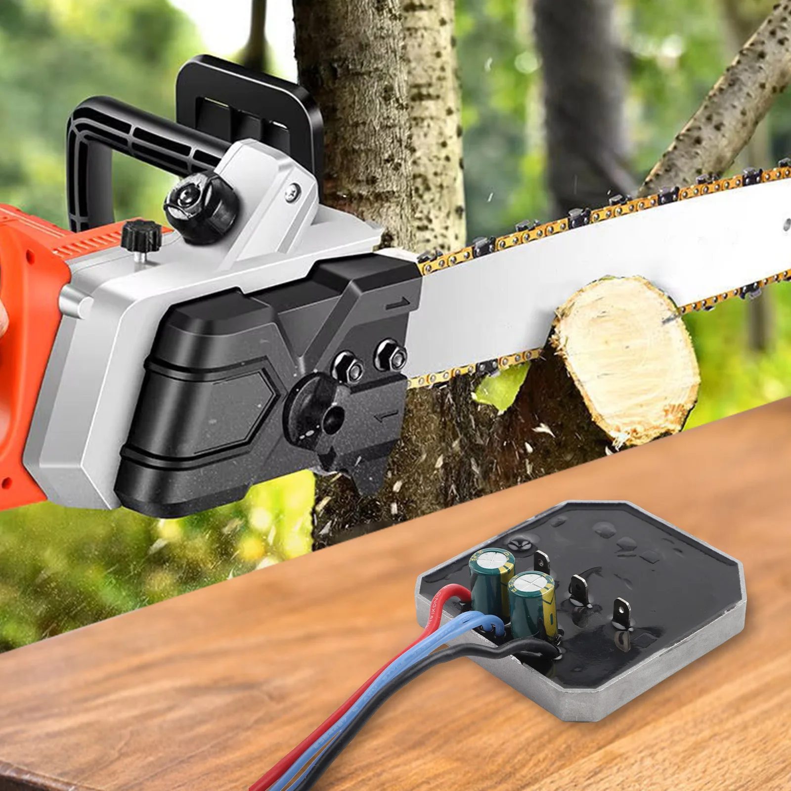 

For Home Use 2.52*2.34*0.35 In Electric Chain Saw Chainsaw Control Board Accessory Chain Saw Parts High-performance Controller