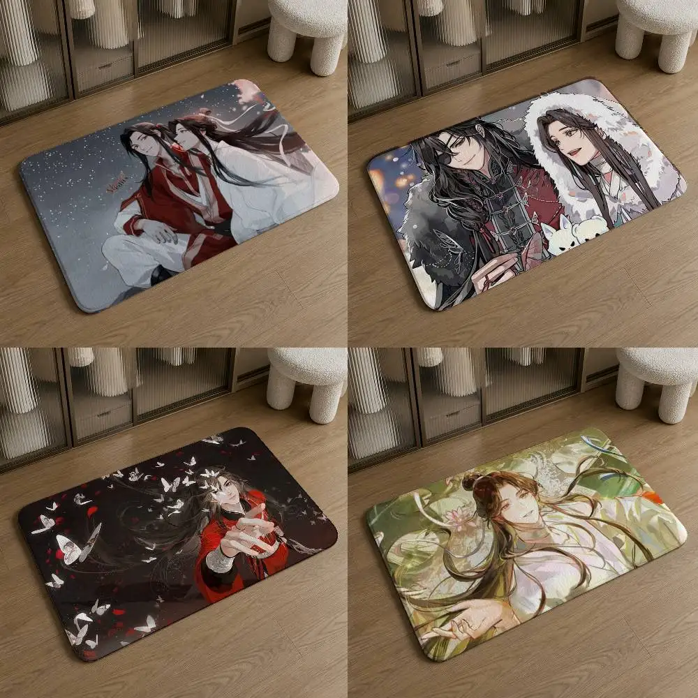 Heaven Official's Blessing Pattern Soft Washable Non-Slip Doormat for Indoor and Outdoor Home Decor
