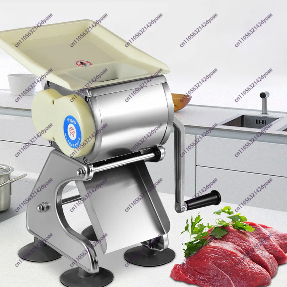 

Commercial Meat Slicer Stainless Steel Manual Grinder Shredder Household Pork Sliced Vegetable Cutter