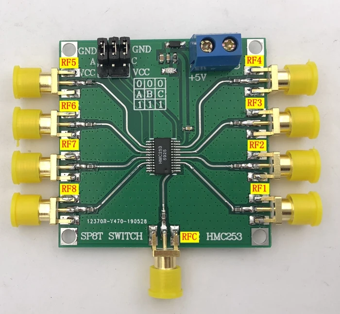 1pc HMC253 DC-2.5 GHz RF single-pole eight-throw Antenna selection Channel selection