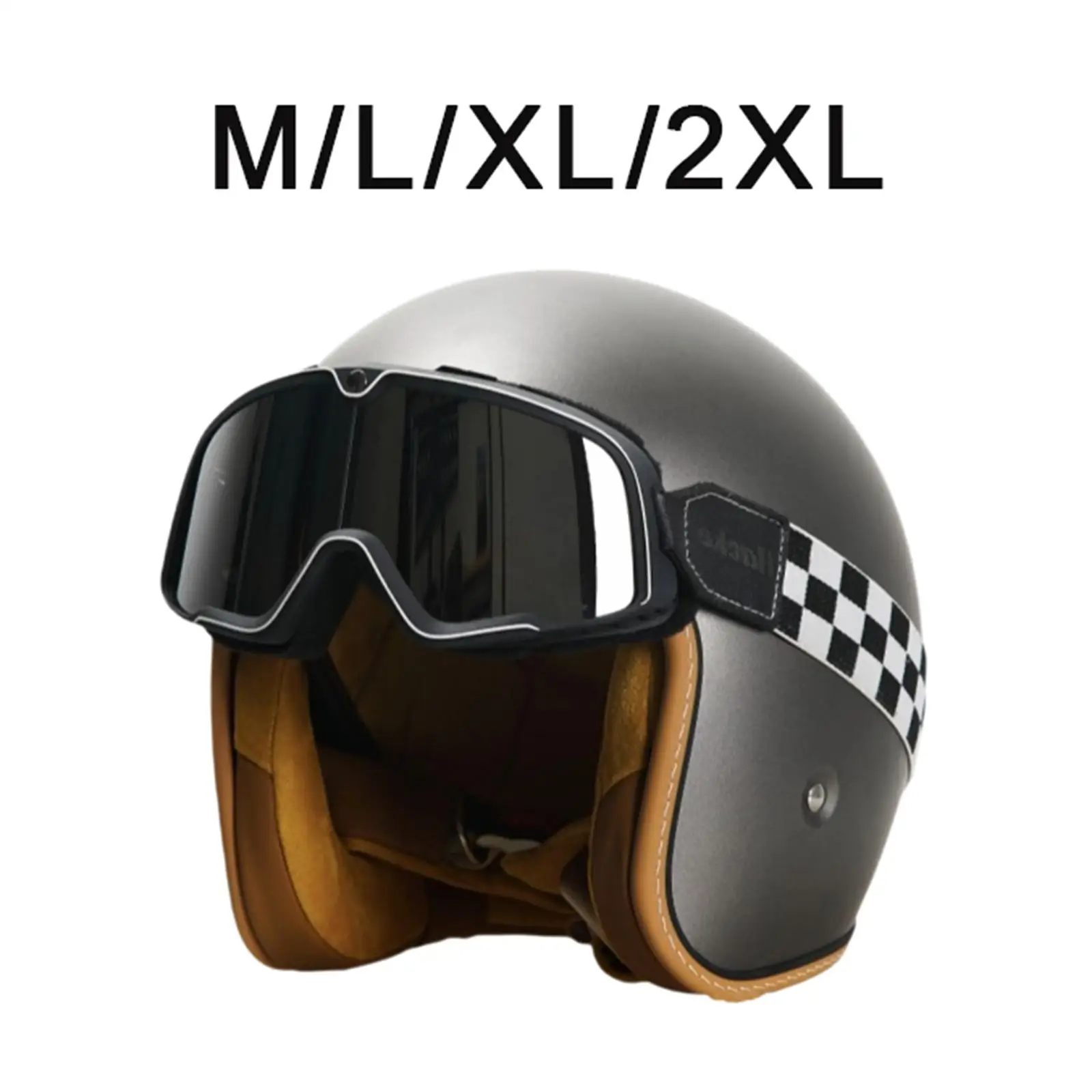 

Adult Motorcycle 3/4 Open Face Helmet Washable Liner Lightweight for Dirt Bike Professional Stylish Multipurpose Cycling Helmet