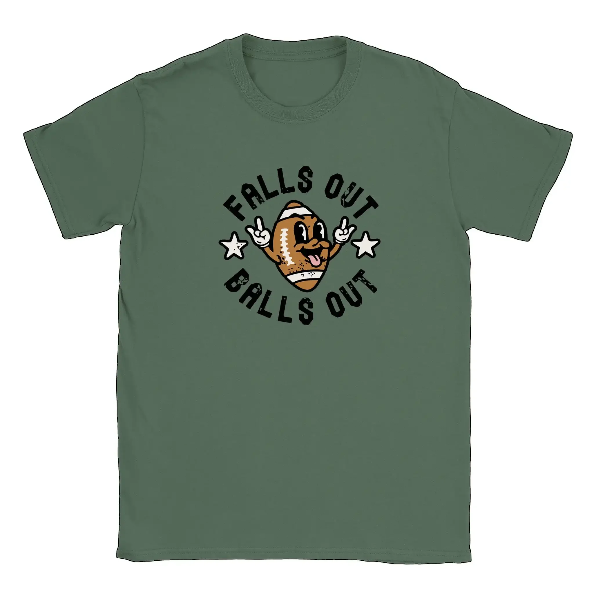Unisex T-shirts for Men Women Summer Tees Cotton Luxury brand vintage oversizedFalls Out, Balls Out T-shirt image 6