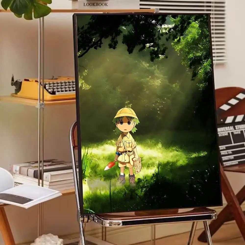 Y-Yotsuba Anime Poster Fancy Poster Wall Sticker for Living Room Bar Vintage Decorative Painting