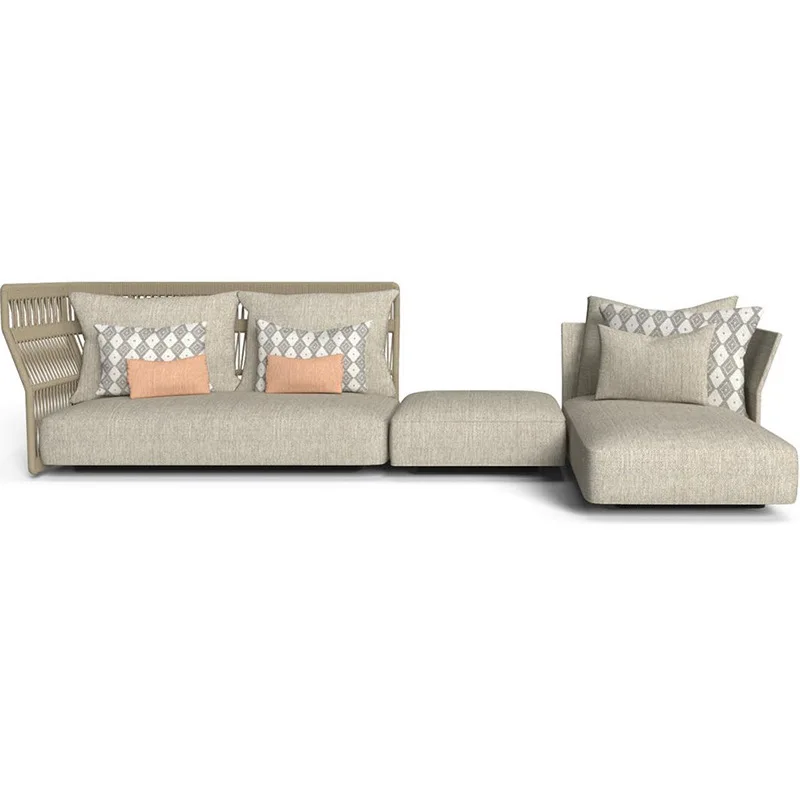 

Outdoor sofa leisure courtyard open-air garden hotel living room