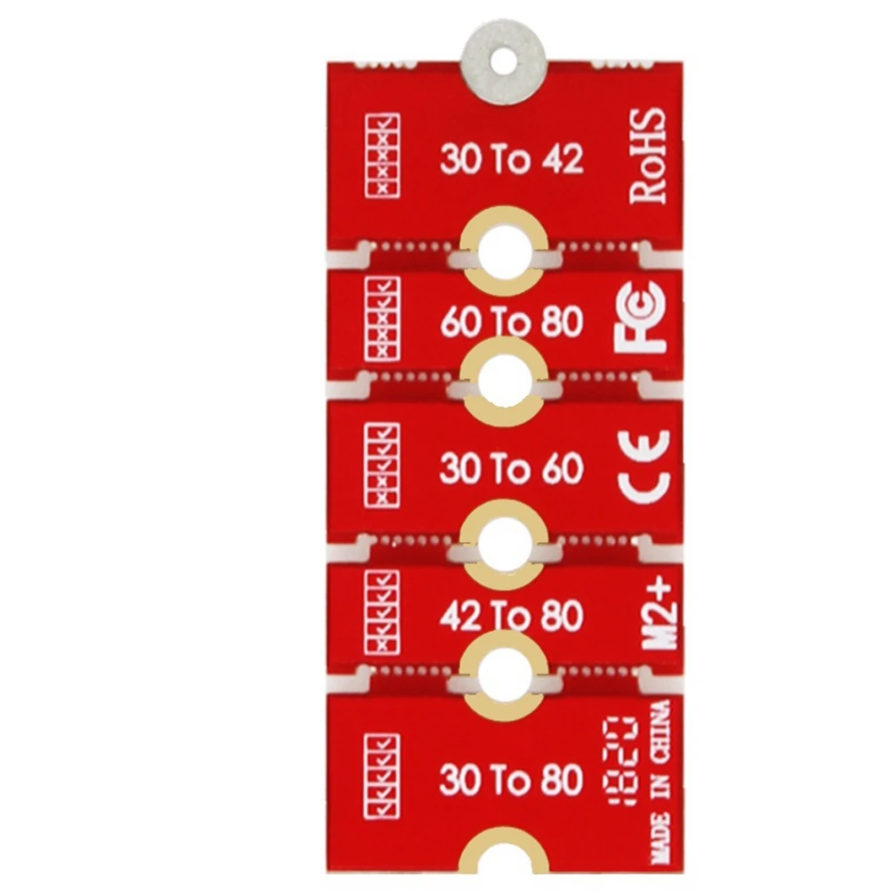 A01K-1PCS Extended Transfer Red PCB+Metal 2230, 2242, 2260, 2280 Aircraft M2 CHANGE LONG SIZE U.2 M3 M.3 SSD 24BB