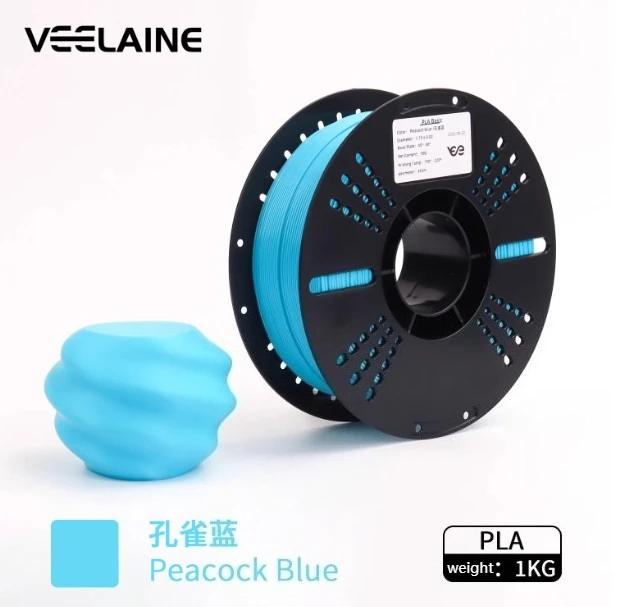 

VEELAINE 3D printing filament PLA Corlorful and high toughness For FDM printers BAMBU AMS