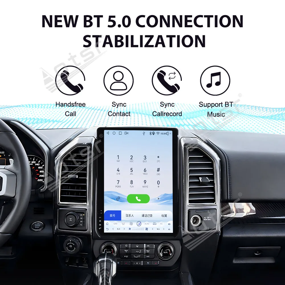 

14.5’’ Android 14 Carplay For Ford F150 2015-2020 GPS Navigation Car Radio HD Touch Screen Multimedia Auto Stereo Head Unit