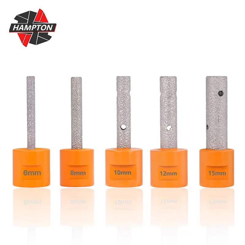 

M14 Thread Diamond Finger Bits Enlarge Grinding Holes Dia 6/10/12/15/20/25/30mm Tile Stone Countertop Diamond Milling Bits