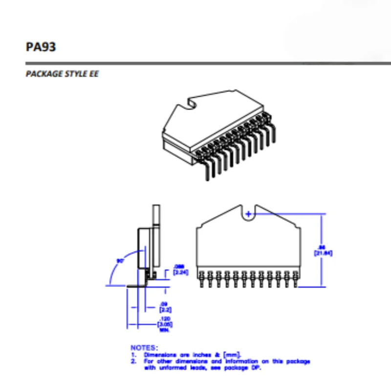 

High Voltage -400V ±200V PA93 High Voltage Power Operational Amplifiers