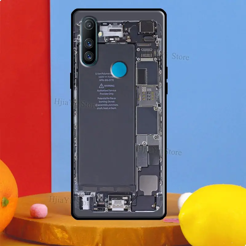 Motherboard Circuit Board For OnePlus 10 9 Pro 8T 9R Case For Realme 9i 8i 8 Pro C3 C11 C21 GT Neo 2 Master Coque